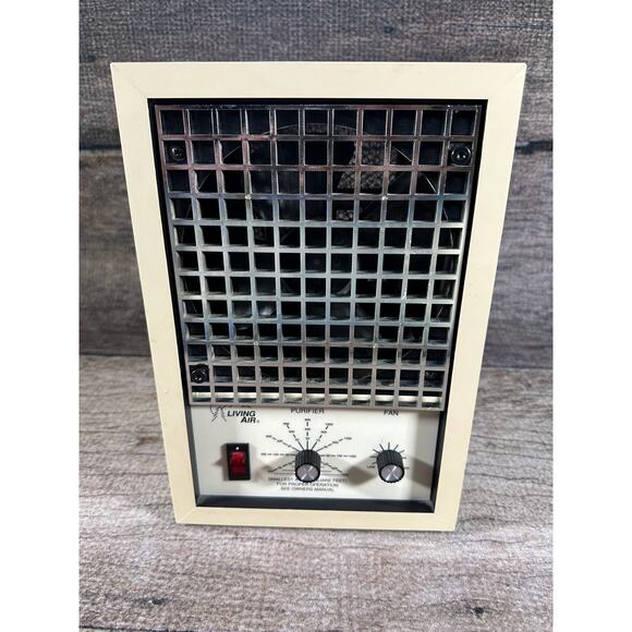 Living Air XL-15 Classic Hepa Wood Air Purifier Tested / Working - Picture 1 of 12